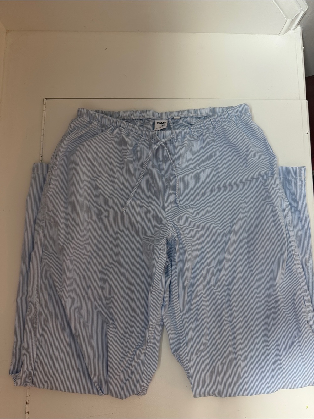 TNA striped cotton pants